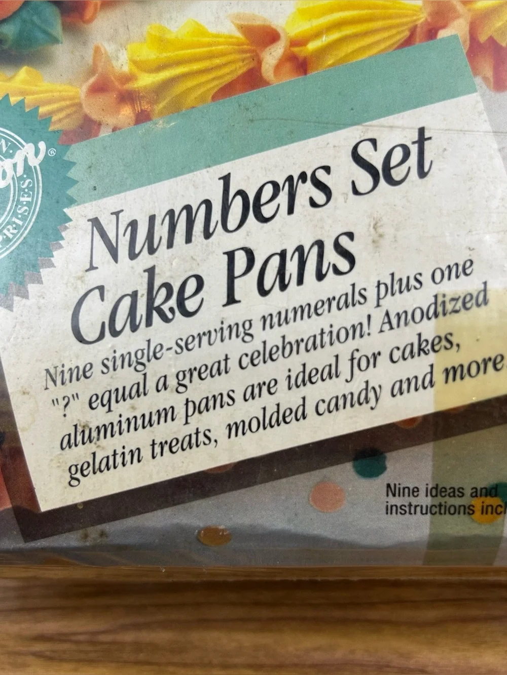 Vintage Wilton Numbers Cake Pans 0-9 Plus ? 1993 NEW New Old Stock Cake Pan Set